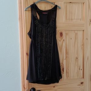 Black Sequin Dress